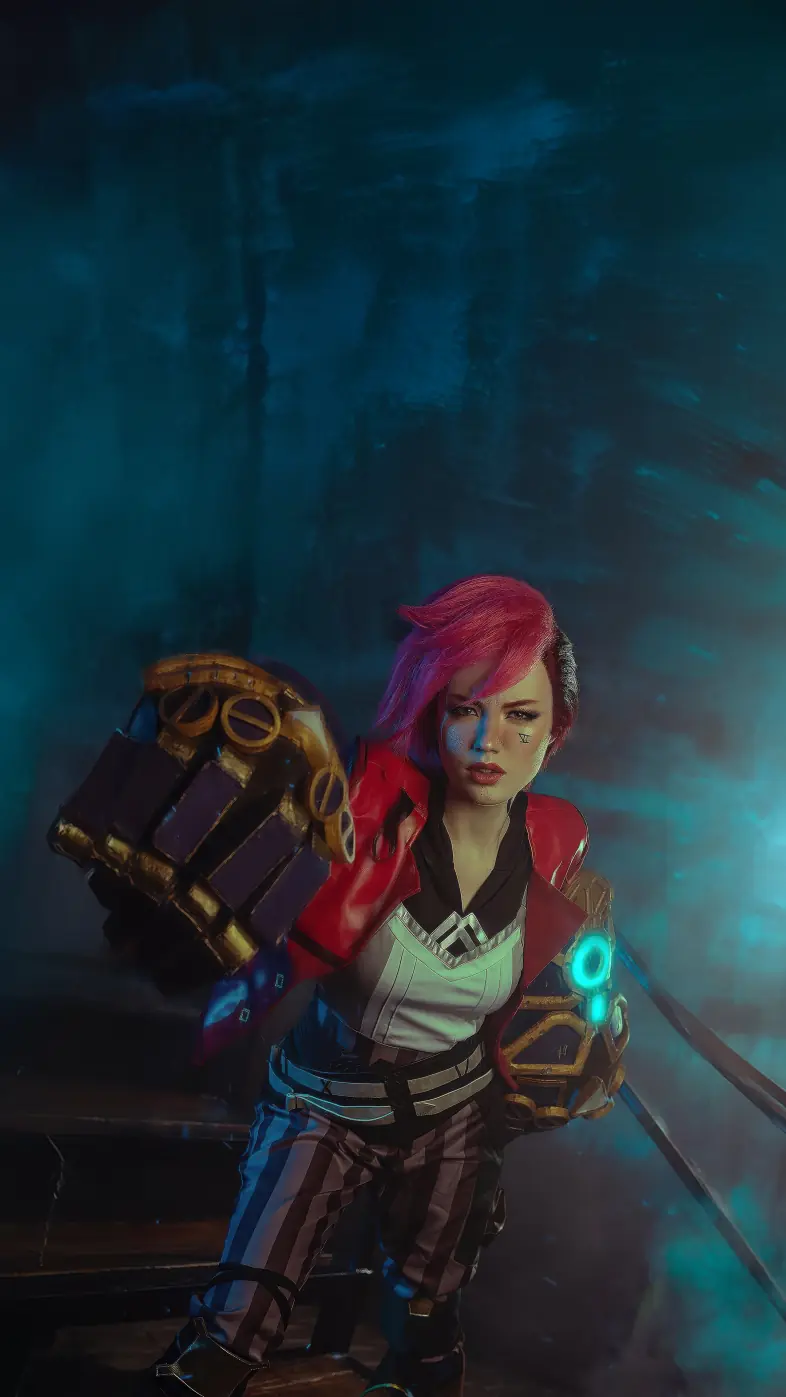 vi the enforcer of piltover game wallpaper