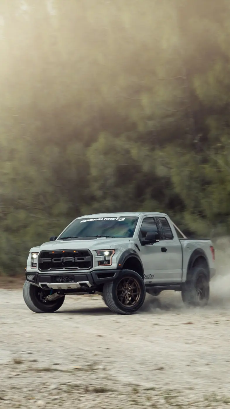vossen avalanche grey raptor car wallpaper