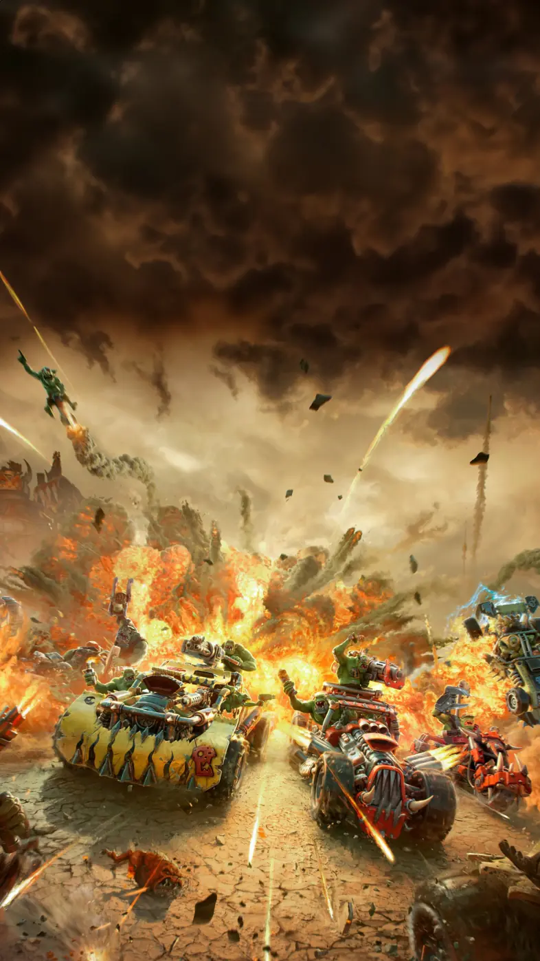 warhammer 40k speed freeks game wallpaper