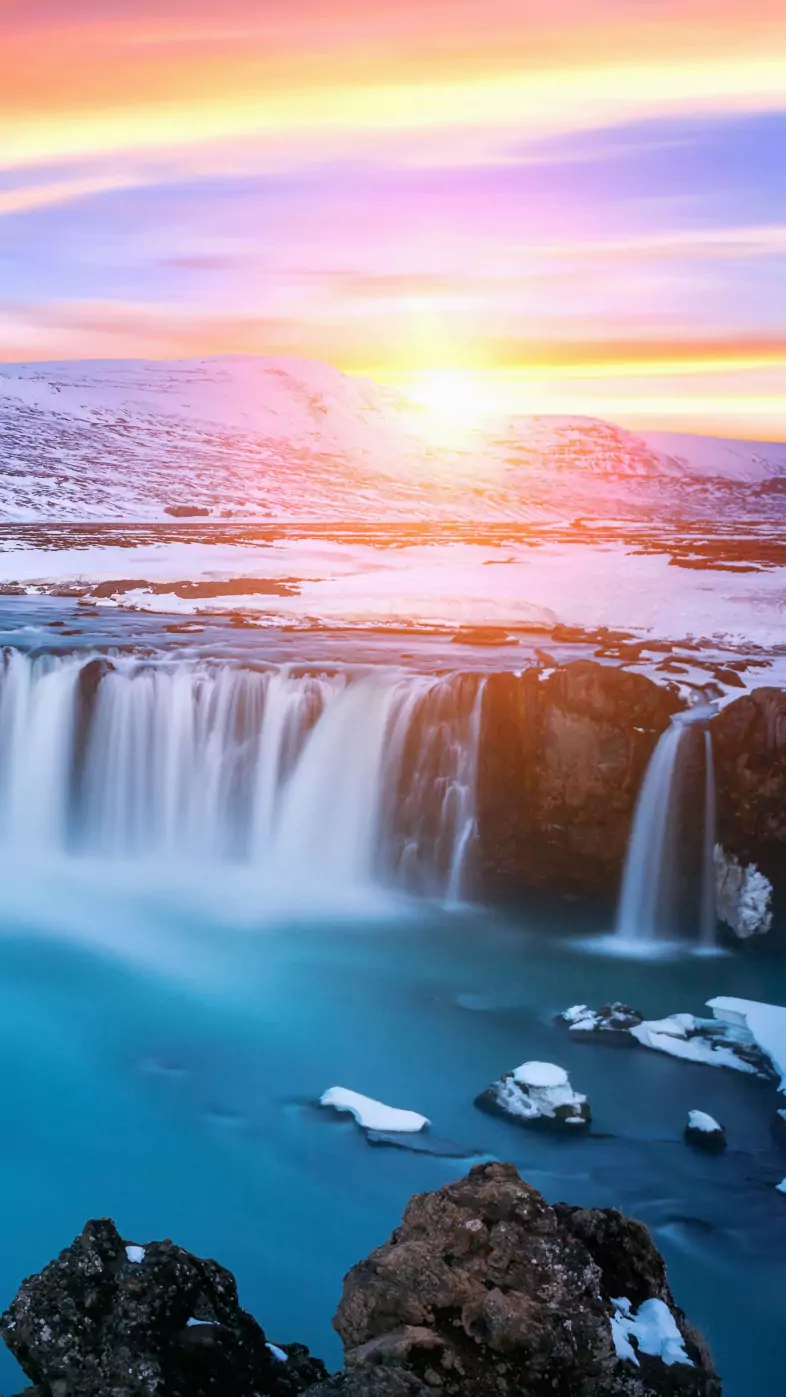 waterfall landscape wallpaper
