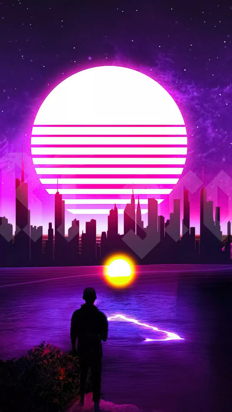 weird reflection wallpaper