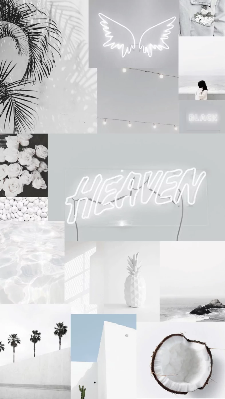 white aesthetic wallpaper