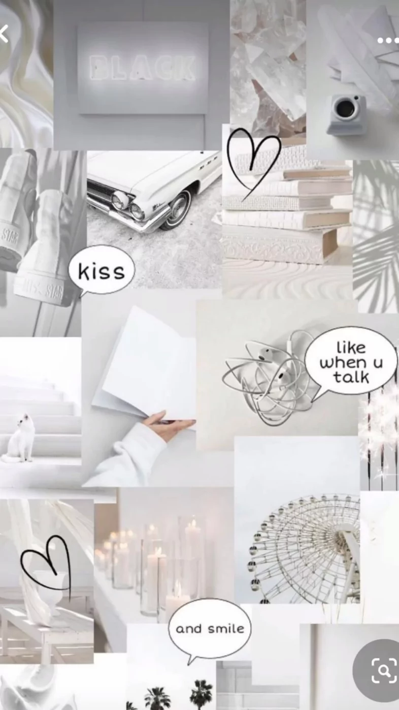 white aesthetic wallpaper