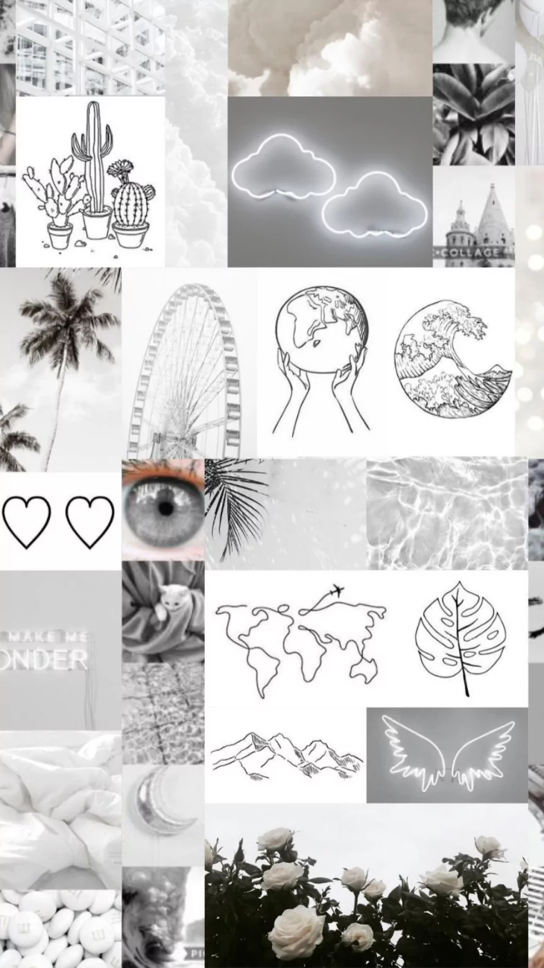 white aesthetic wallpaper
