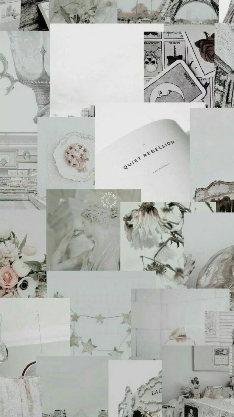 white aesthetic wallpaper