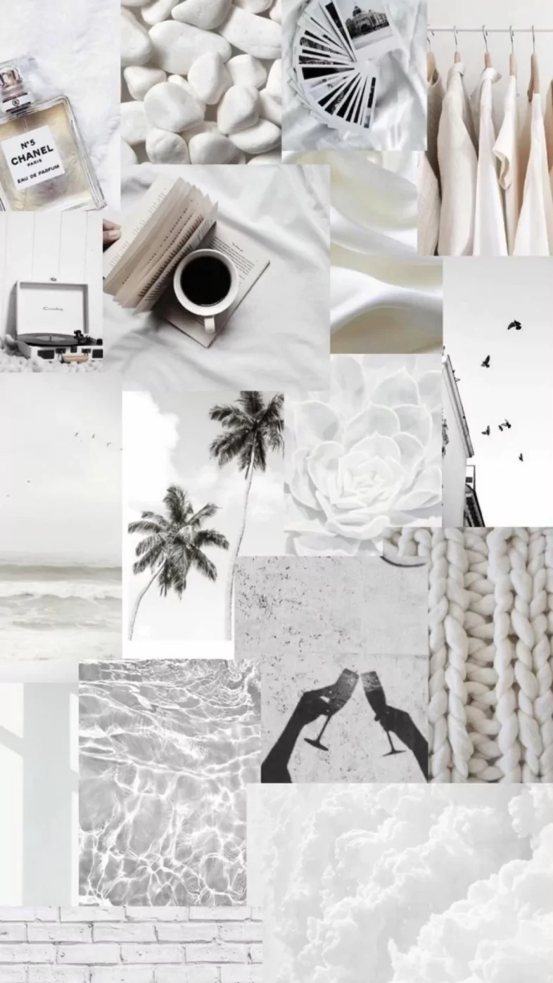 white aesthetic wallpaper