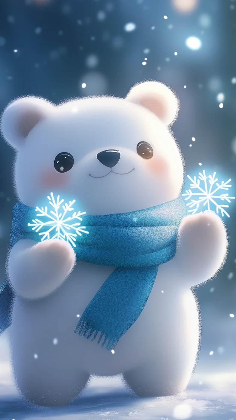white bear wallpaper
