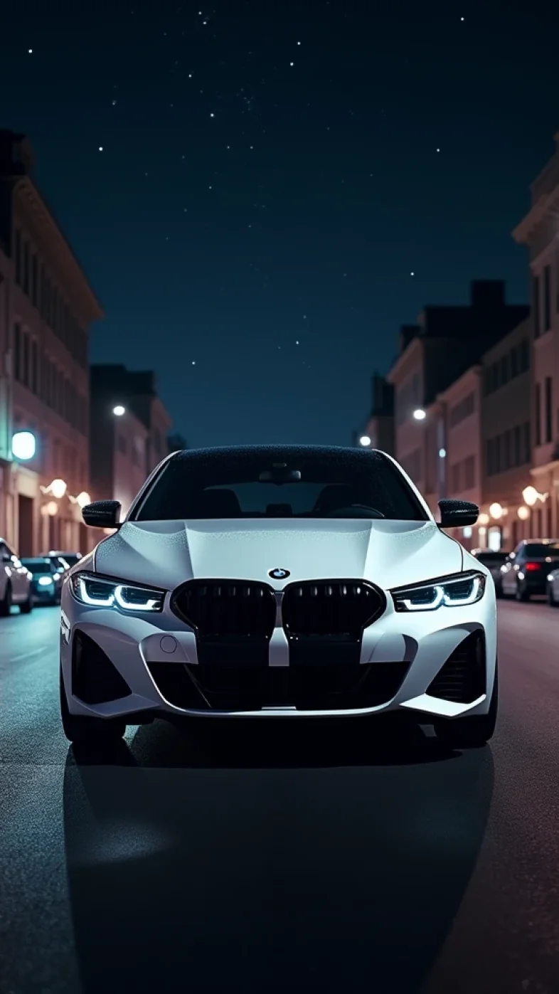 white bmw car wallpaper
