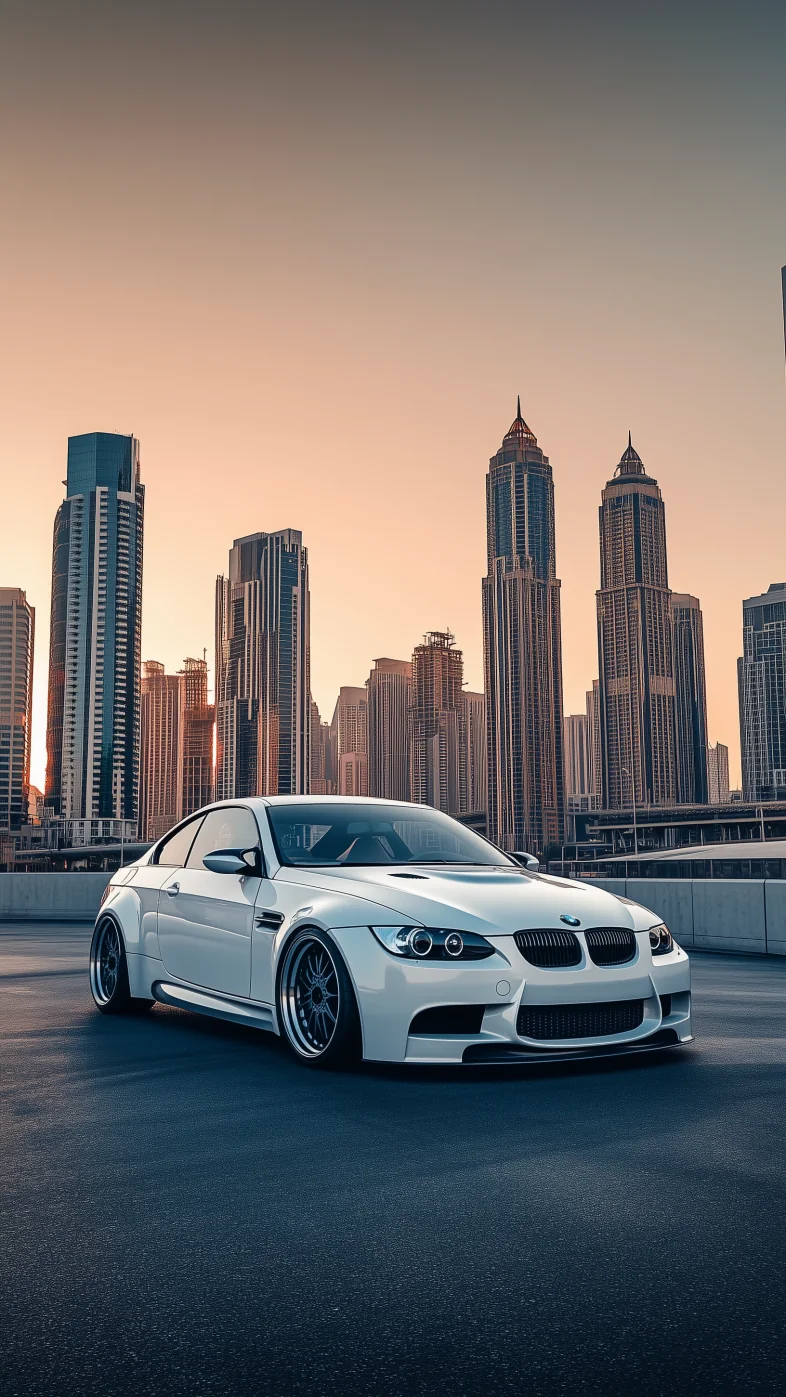 white bmw car wallpaper