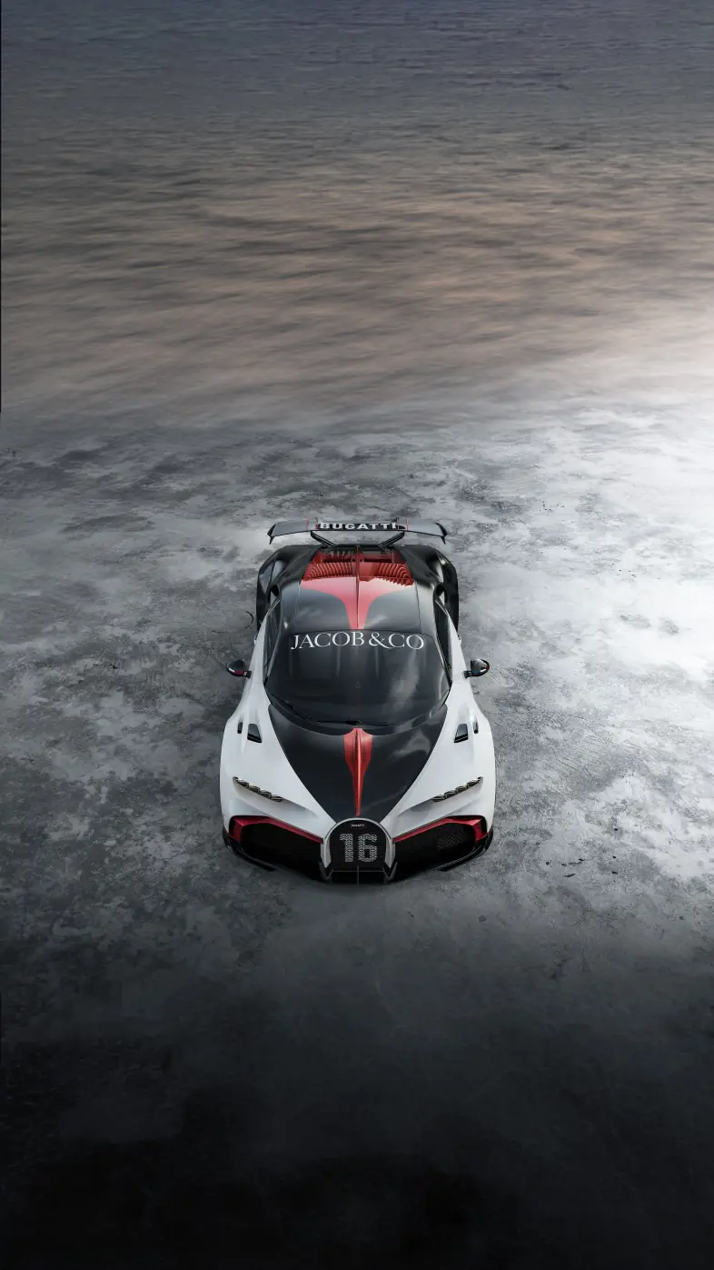 white bugatti chiron car wallpaper