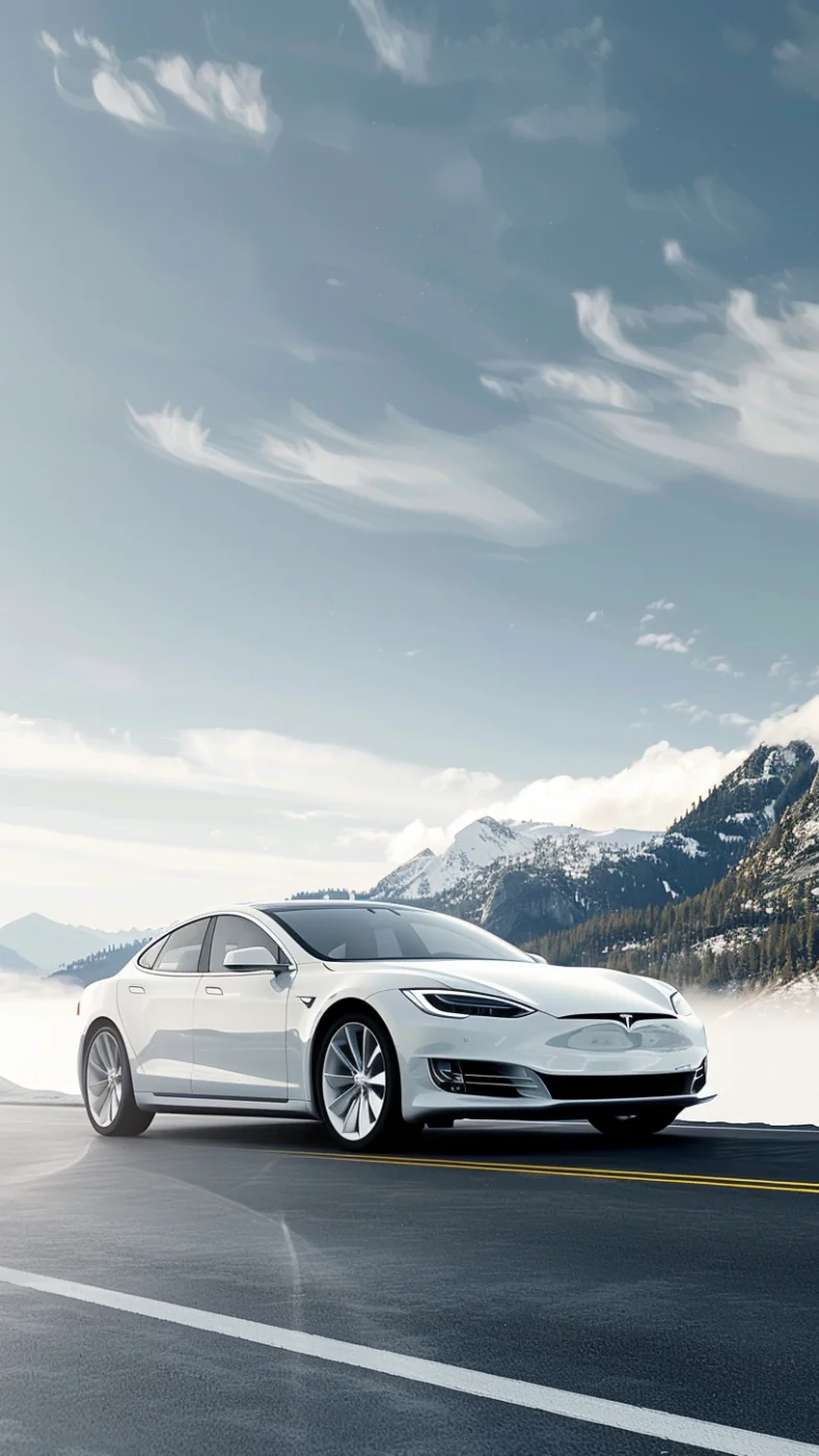 white car  wallpaper