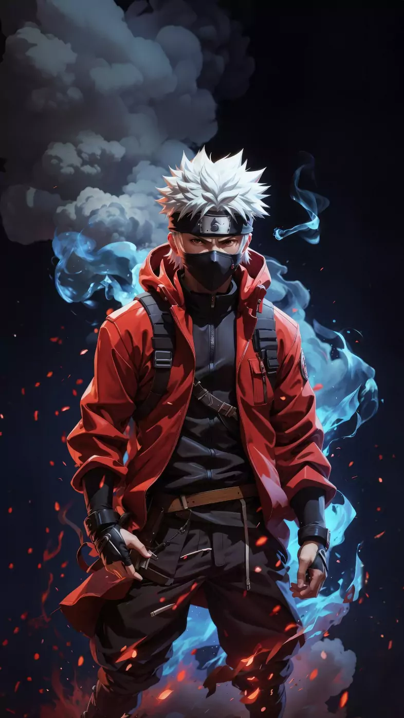 white hair naruto anime wallpaper