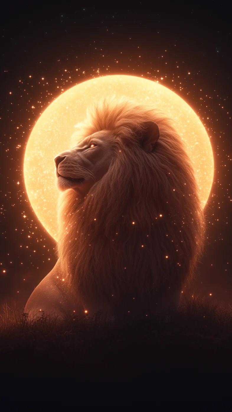 white lion wallpaper
