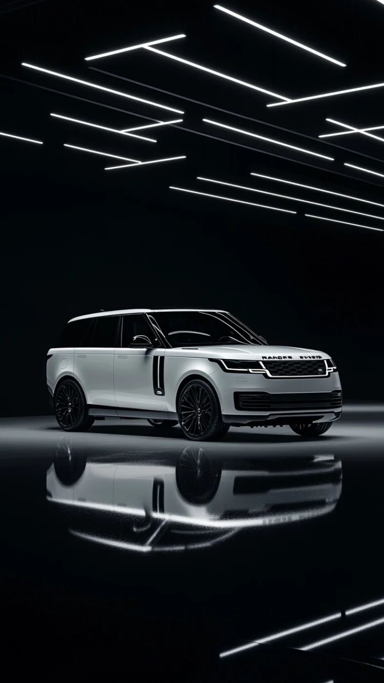 white range rover car wallpaper