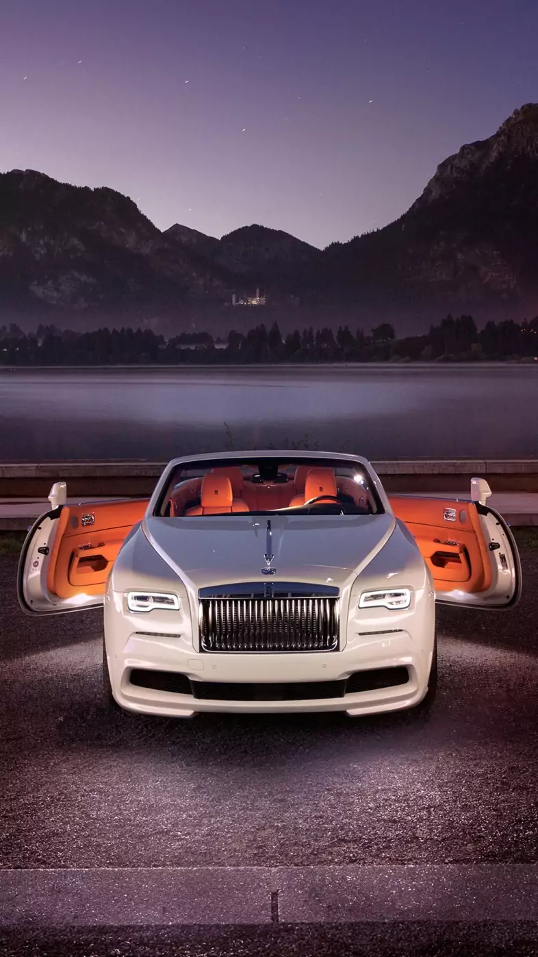 white rolls royce dawn wallpaper