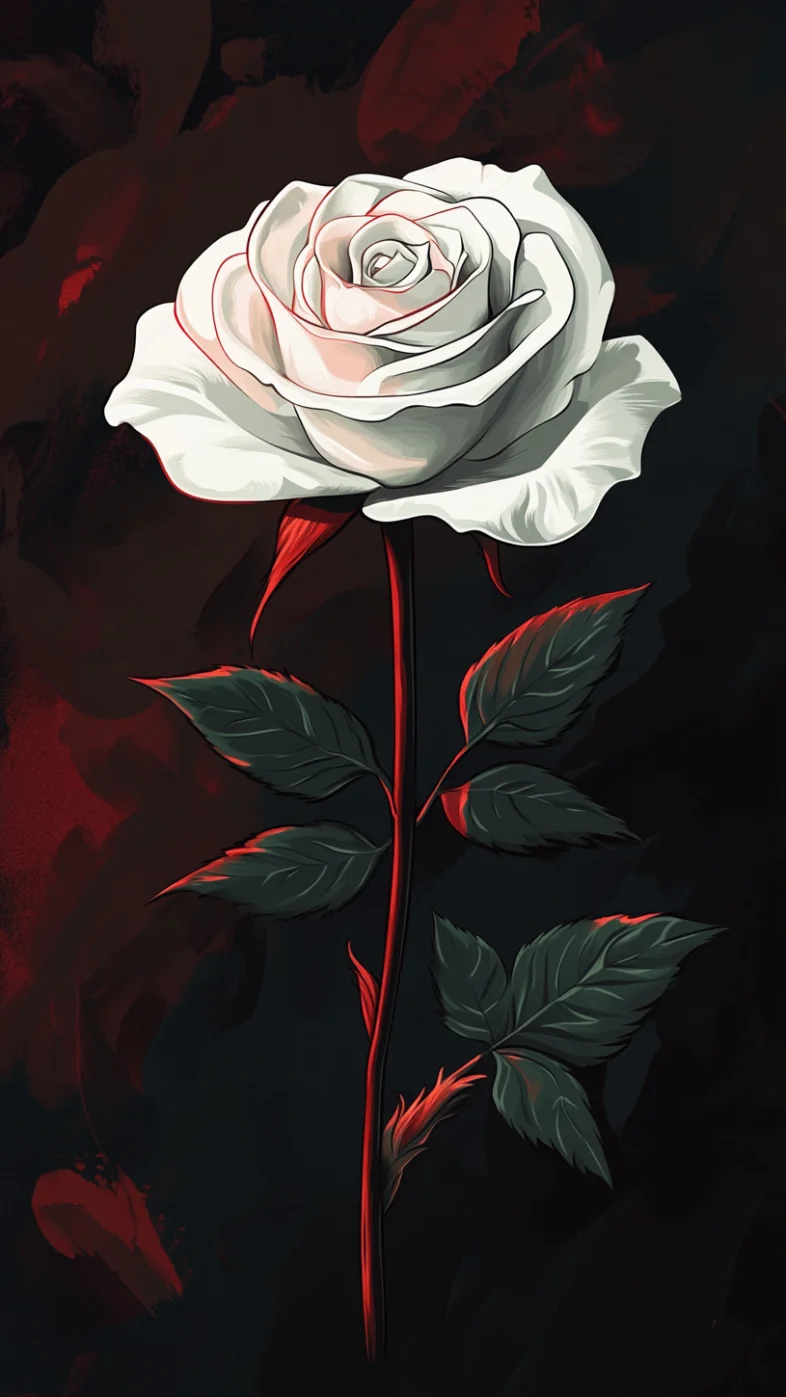 white rose wallpaper