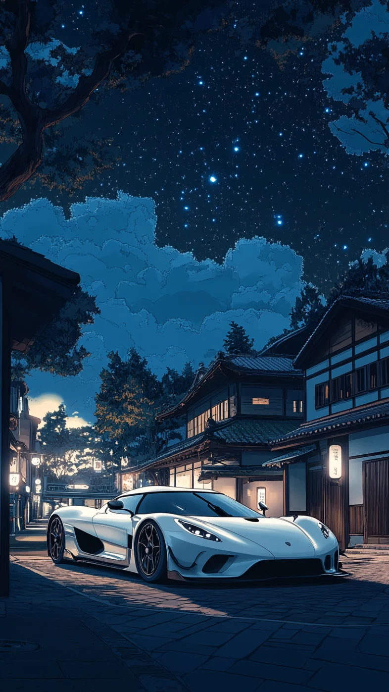 white super car  wallpaper