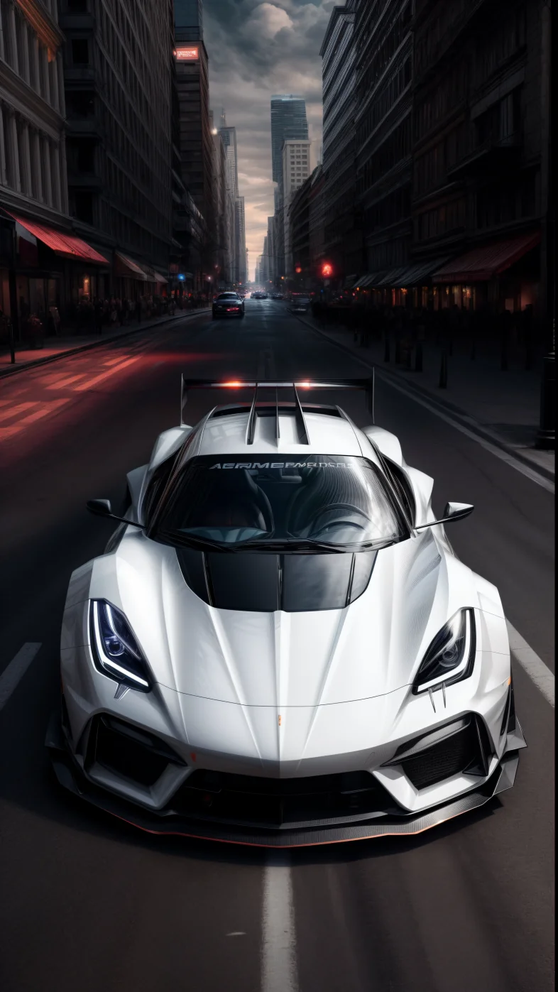 white super car  wallpaper