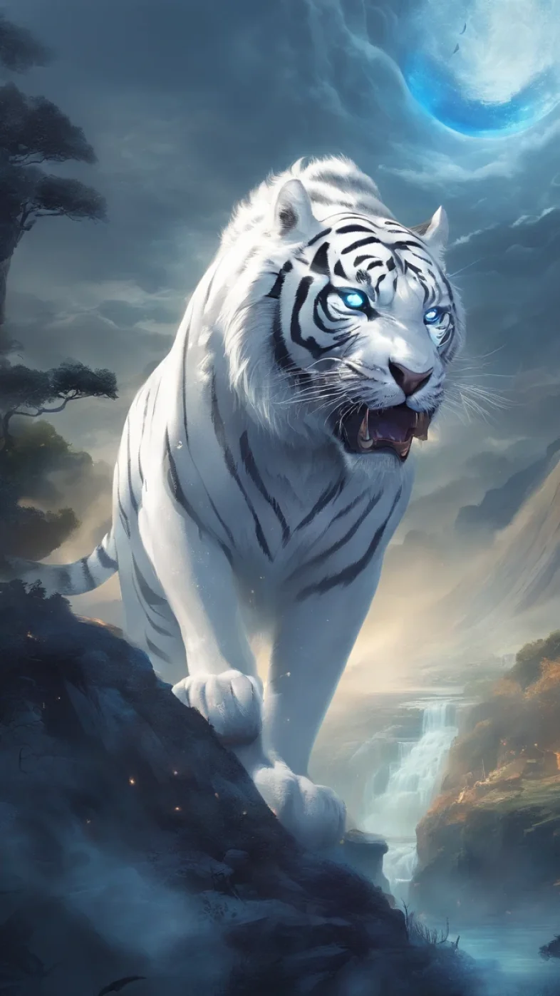 white tiger wallpaper
