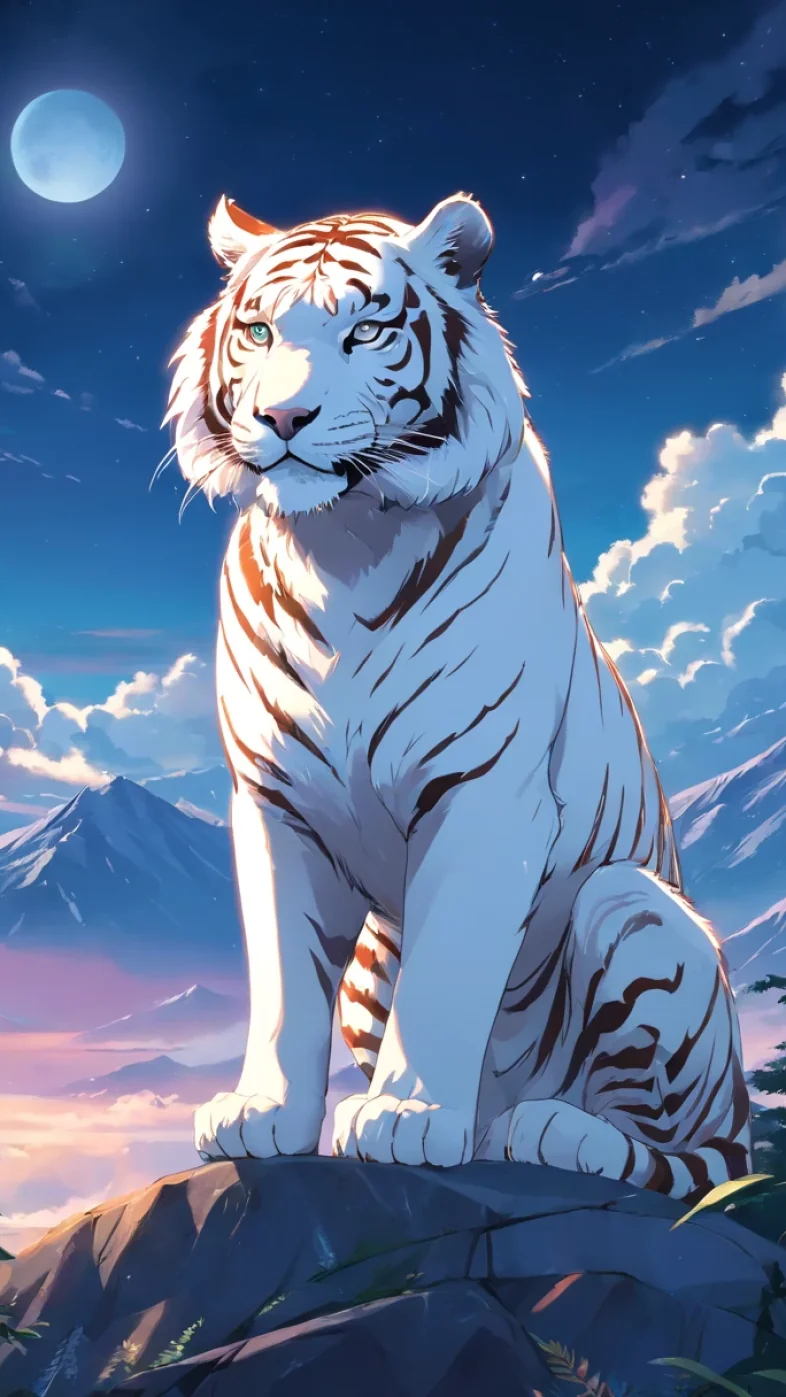 white tiger wallpaper