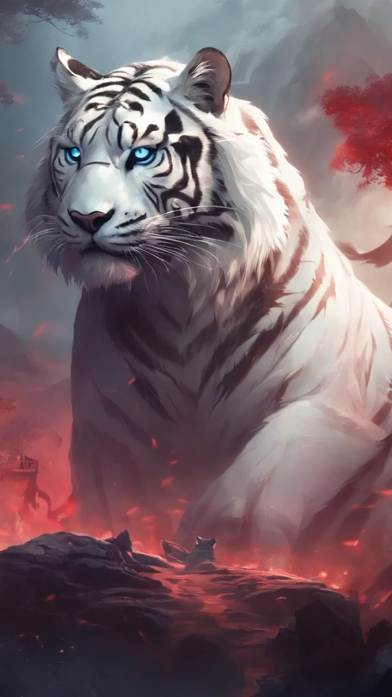 white tiger wallpaper