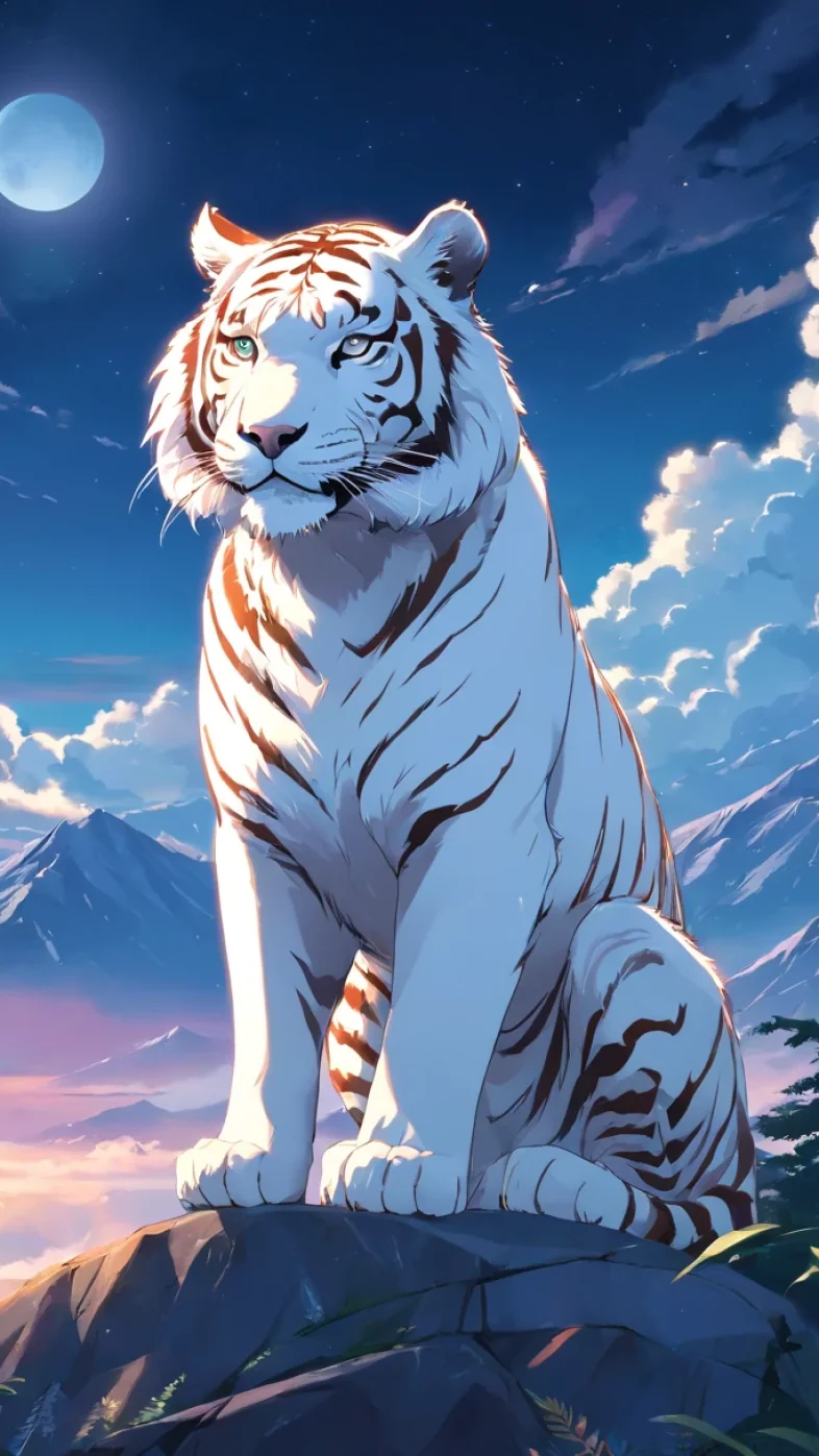 white tiger wallpaper