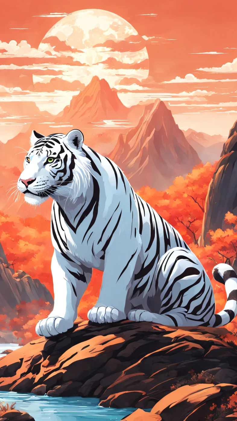 white tiger wallpaper