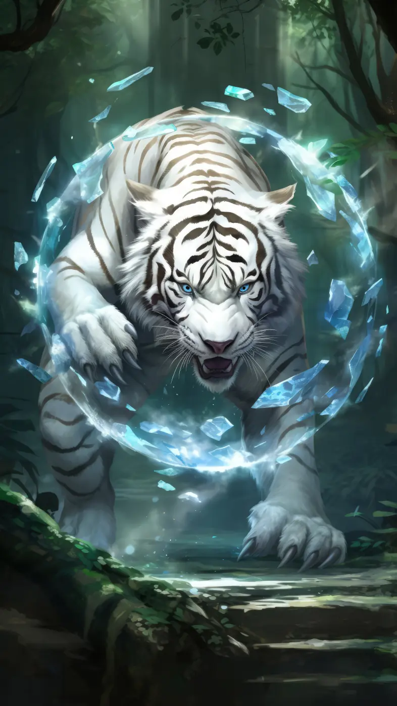white tiger wallpaper