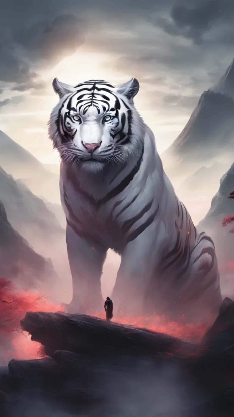 white tiger wallpaper