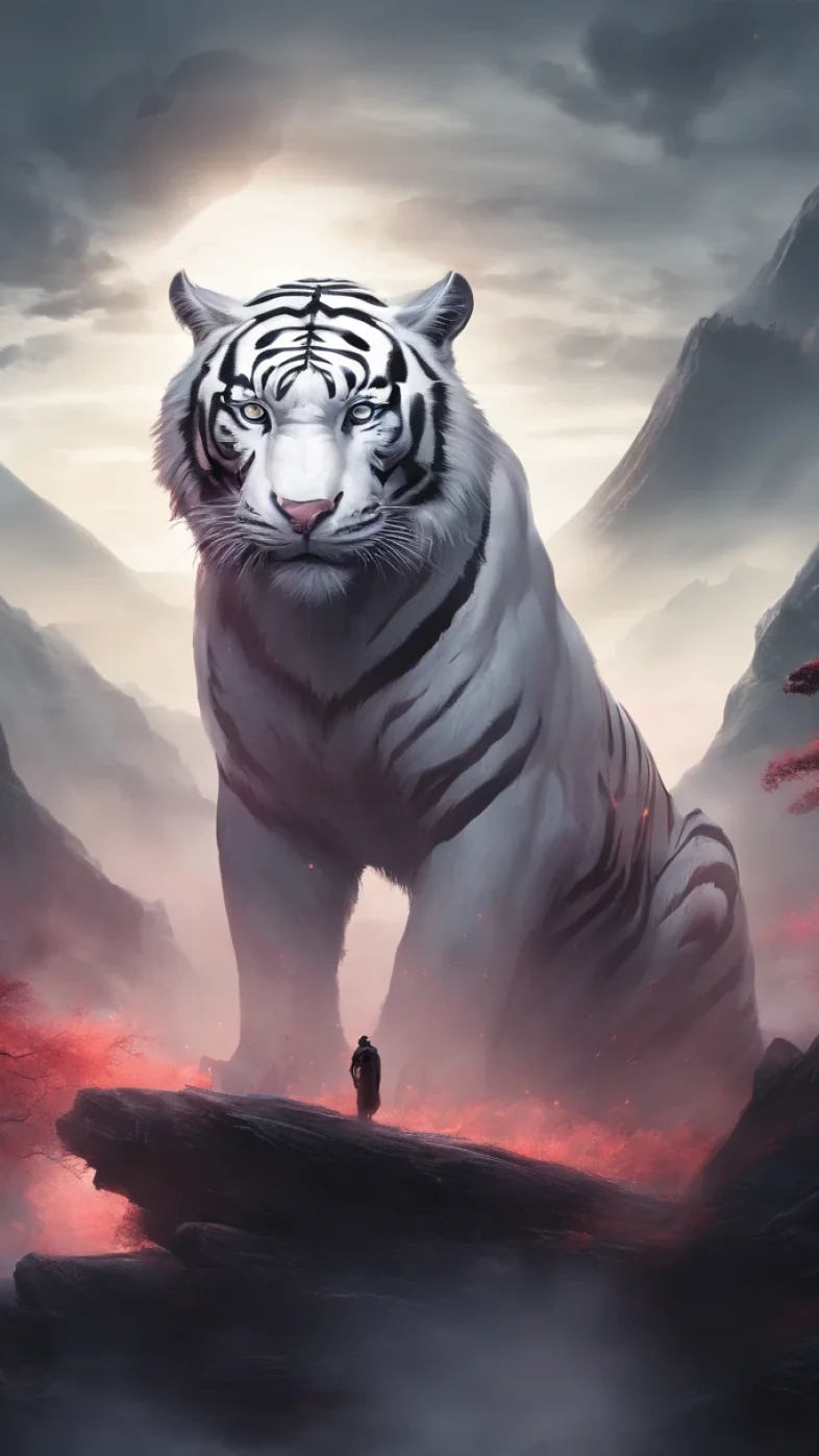 white tiger wallpaper