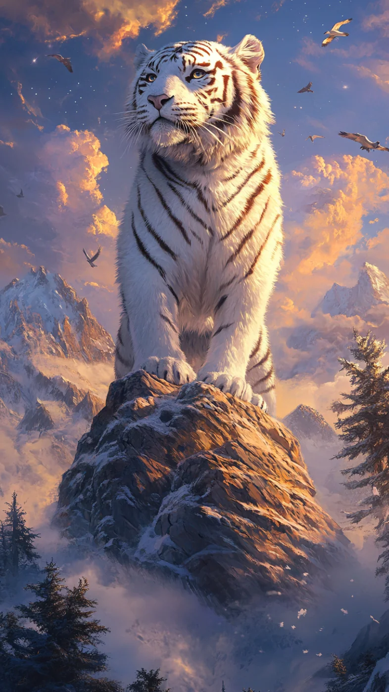 white tiger wallpaper