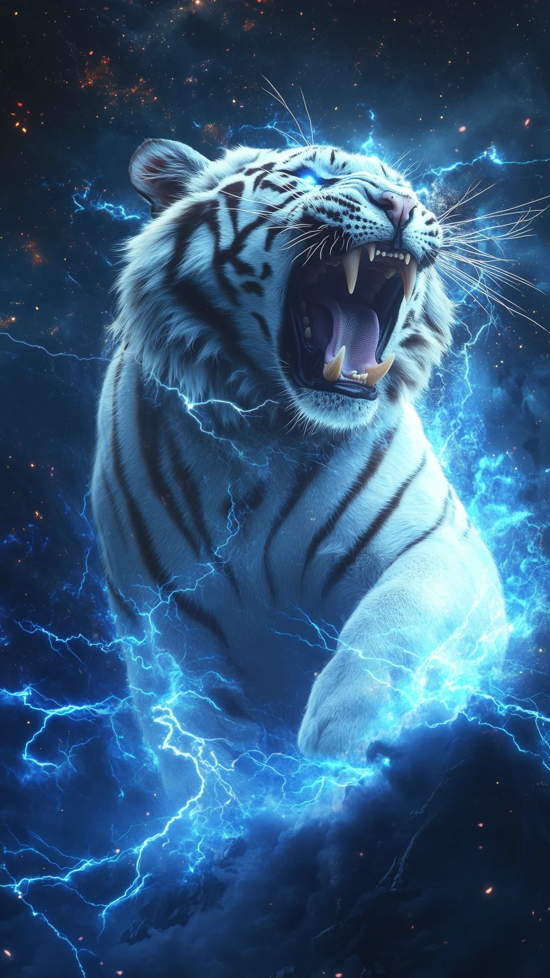 white tiger wallpaper