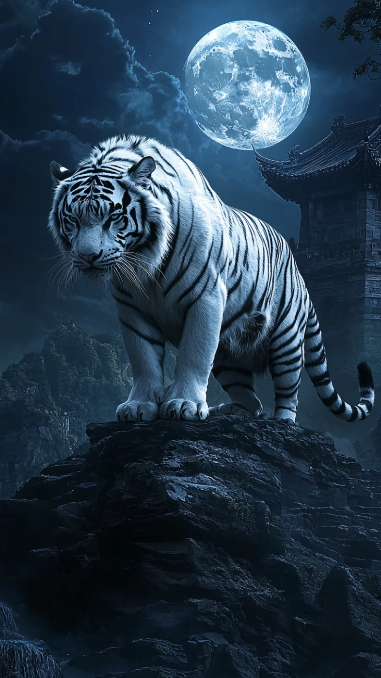 white tiger wallpaper