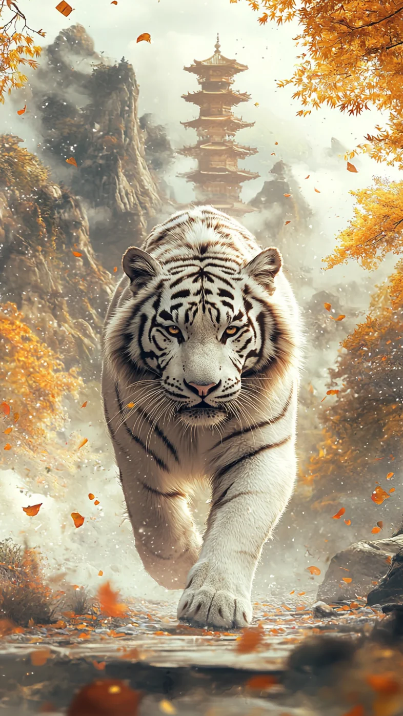 white tiger wallpaper