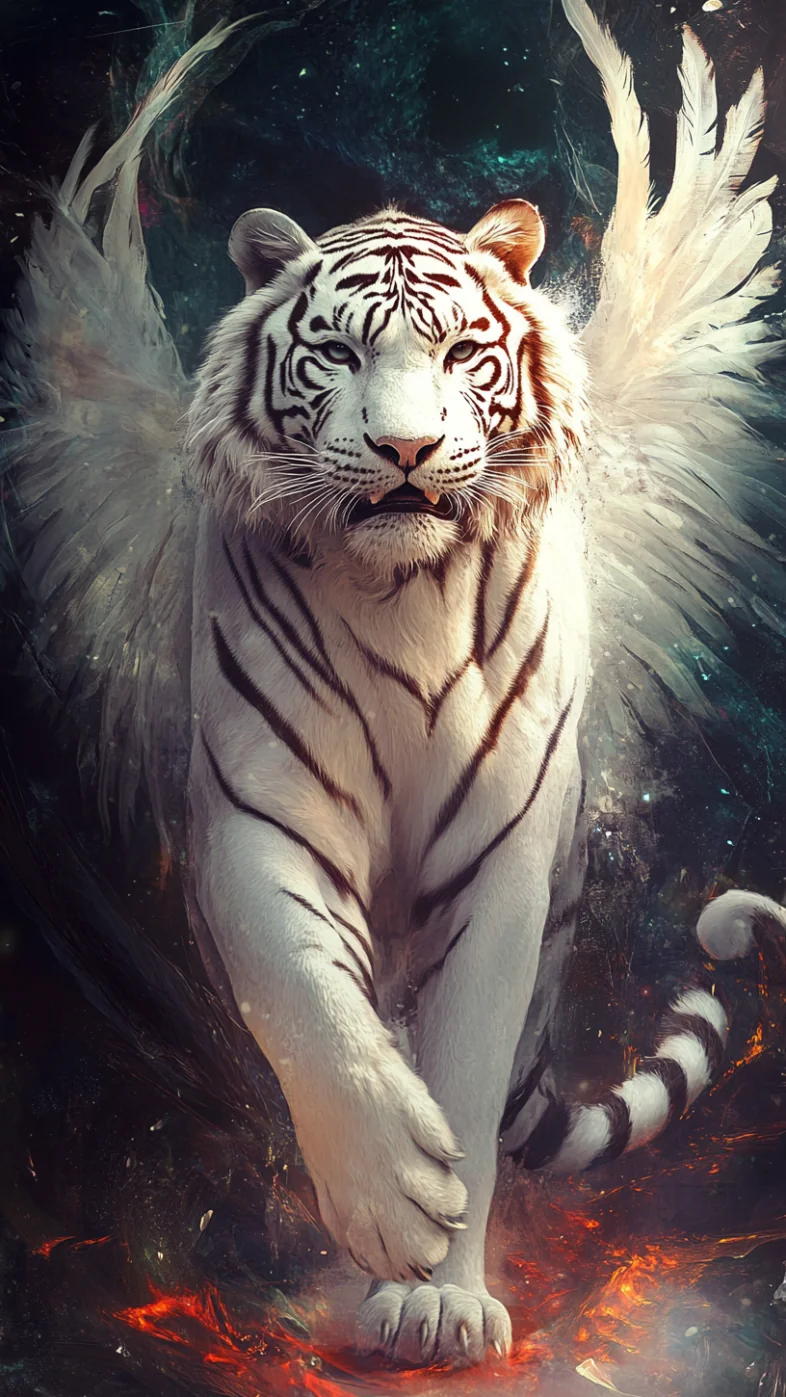 white tiger wallpaper