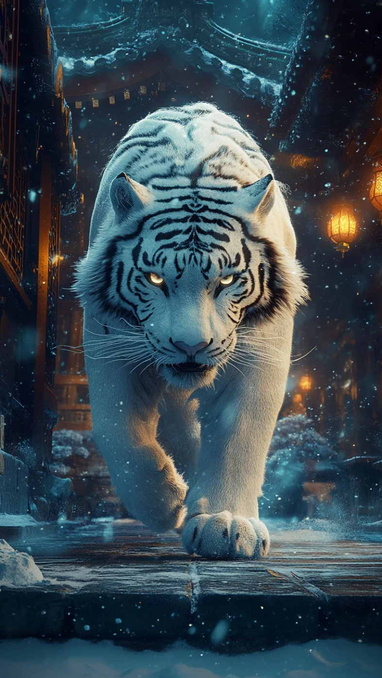 white tiger wallpaper