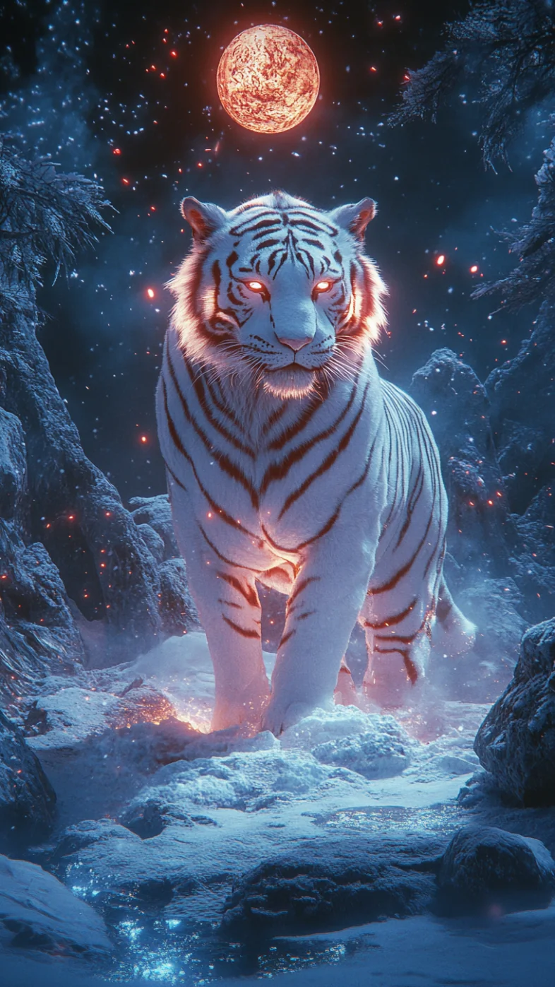 white tiger wallpaper