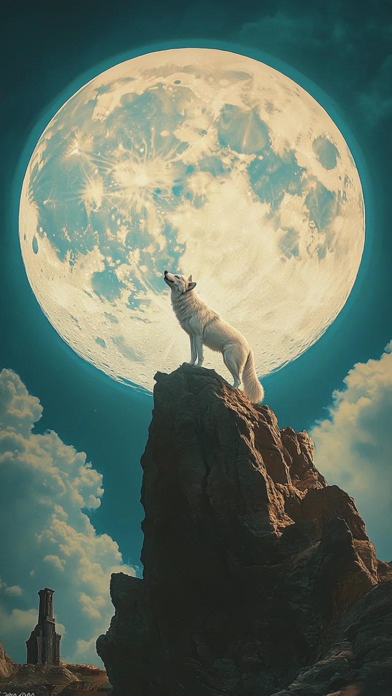 white wolf wallpaper