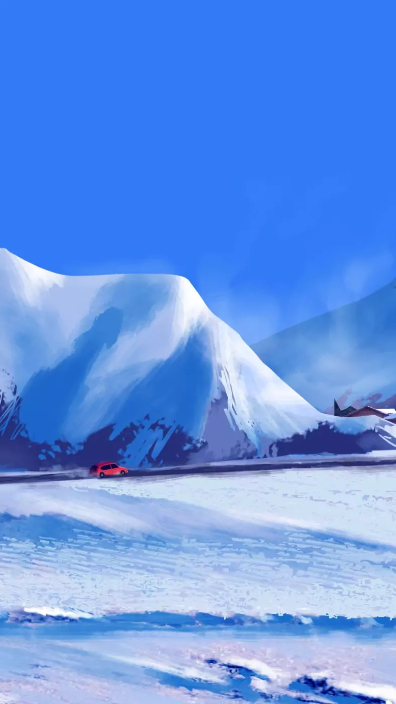 winter journey wallpaper