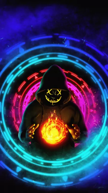 boy generating chakra wallpaper