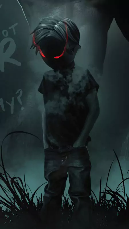 dark little boy wallpaper