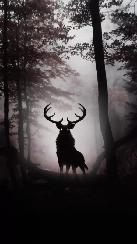 deer fantasy artwork image wallpaper