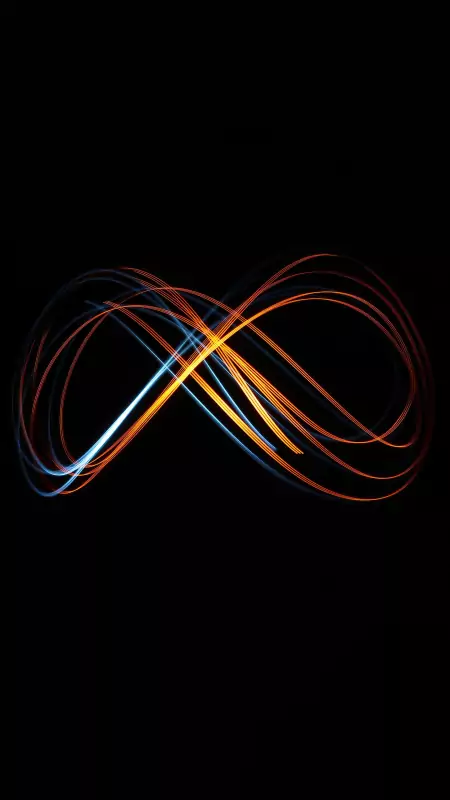 infinity paths abstract dark wallpaper